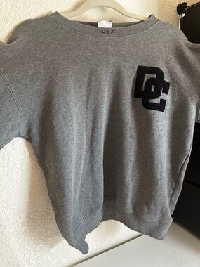 DC Shoes Heather Grey Crewneck Sweatshirt